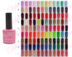 Geles JR  uv/led  para uñas 12 piezas de 10ml por gama, 8A-48-8 ESPECIFICAR: