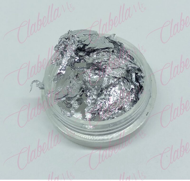 Decoración papel metálico tipo flake para uñas en frasco de 1/6oz  por pieza ESPECIFICAR: - Imagen 2