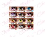 Pupilentes de figuras por par, surtido (No incluye esttuche, ni liquido de limpieza) (Oferta)