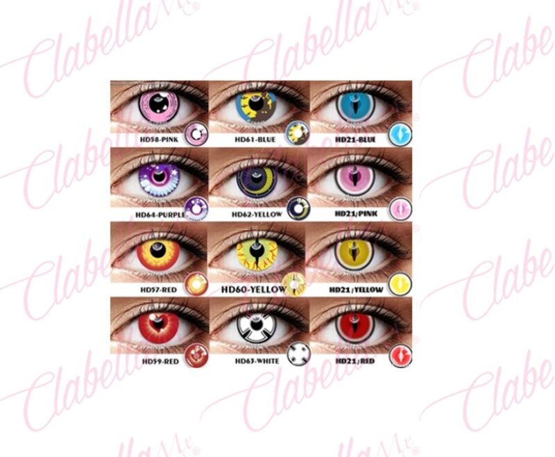 Pupilentes de figuras por par, surtido (No incluye esttuche, ni liquido de limpieza) (Oferta)