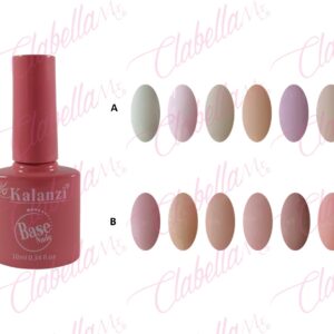 Geles Kalanzi uv/led base nude para uñas 6 piezas de 10ml por gama KLZ-Q027 ESPECIFICAR: