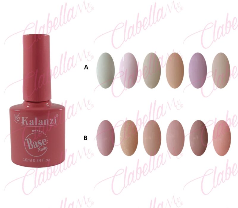 Geles Kalanzi uv/led base nude para uñas  6 piezas de 10ml por gama KLZ-Q027 ESPECIFICAR: