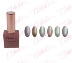Geles Kalanzi uv/led reactiva ojo de gato (cambia de color con la luz) para uñas  6 piezas de 10ml por gama (Se necesita imán) KLZ-X216