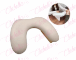 Almohada para reposabrazos - descanzabrazo con base de madera portátil de cuero PU, soporte para cojín de mano  para manicure ó decoración de uñas, aprox 46x29.8cm, por pieza