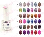 Geles Yuan Quan uv/led platinum (glitter) para uñas 6 piezas de  10ml por gama A-L79 ESPECIFICAR: