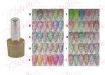 Geles Pinky iva uv/led Snow flake  (copos,crispy y glitter fino) para uñas  6 piezas de 10ml por gama  SZ-L9 ESPECIFICAR: