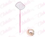 Espejo jumbo de metal 5.5x3.5cm para extensión de pestañas aprox 19cm de largo por pieza (Oferta) (PRESENTACION DESARMADA)