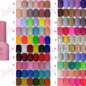 Geles JR uv / led para uñas 6 piezas de 15 ml por gama. 8A-137 (PB) ESPECIFICAR: