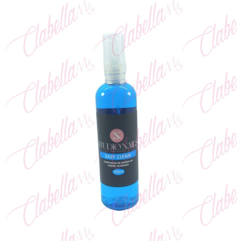 Limpiador Antiséptico - Sanitizante - Desinfectante Easy Clean Studio Nails de residuos al aplicar uñas 120ml por pieza