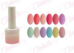 Geles Miss cherry uv/led base rubber pasteles para uñas 12 piezas de 10ml por gama, 89MC12-05