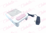 Extractor 2 in 1  de polvo y olores  con lámpara 24w para secado de gel  al aplicar uñas, con entrada usb para conectar lámpara led, pulidor u otros,  aprox de 24x16.5x7.5cm  con cable de luz  por pieza, (No incluye pulidor, ni lámpara de mesa) WJ109