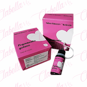 Gel Miss Cherry uv/led 2 en 1 para pegar cristales o nivelar altura en uñas con punta de aguja de precisión 10ml por pieza
