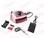 Pulidora - Drill - taladro con pantalla led táctil en forma de corazón para uñas 45000 rmp y 120v, 50/60 HZ 12V2.5A  incluye:  1 pulidor con velocidad regulable, 1 motor , 1 pedal, 1 soporte y 1 set de 6 puntas  y 6 barrilitos, con cargador de luz, por pieza,  SANOB
