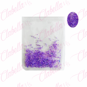 Decoración PIXIE LILA para uñas aprox 800 piezas por sobre (Sin blister)(Pb)