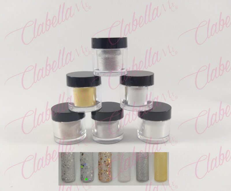 Acrílico Yuan Quan gama I para uñas 6 piezas de 10 gr-1/4 oz- por paquete. A-L35