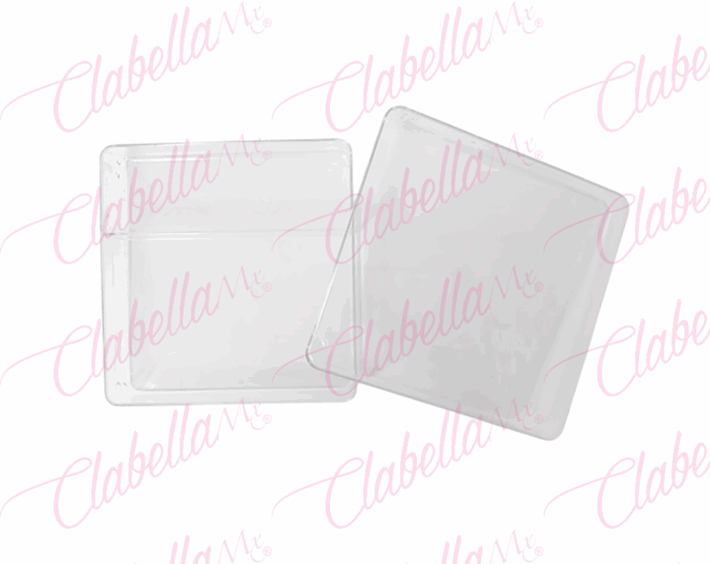 Estuche organizador rígido multiusos de 12X9.5cm CON 2 DIVISIONES  de 6.5x9.5 y 3.3x9.5cm por pieza