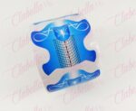 Forma escultural coffin balerina curva C extra largo para uñas aprox de 2.5x3.5cm con 5 niveles  y 500 piezas por rollo