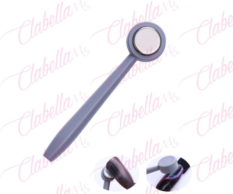 Imán circular para efecto ojo de gato en uñas aprox de 6.5cm por pieza (Un solo imán circular, No doble) (Pb)