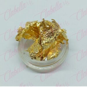 Decoración papel metálico tipo flake para uñas en frasco de 1/6oz  por pieza ESPECIFICAR: