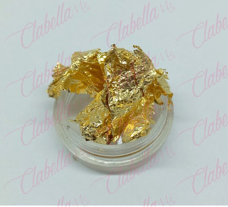 Decoración papel metálico tipo flake para uñas en frasco de 1/6oz  por pieza ESPECIFICAR: