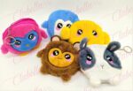 Monedero de animalitos aprox de 10x10cm  por pieza ESPECIFICAR: