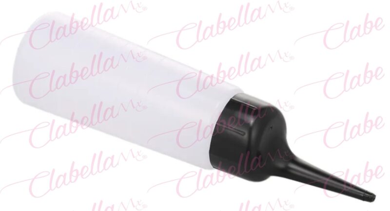 Contenedor de tinte para cabello 240ml aprox de 21x5.5cm  por pieza