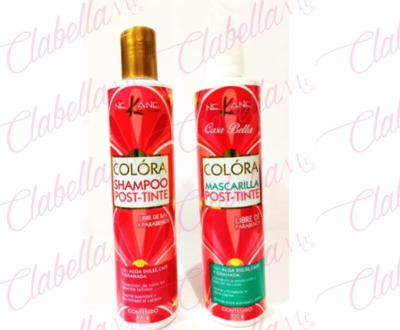 Tratamiento Nekane colóra post-tinte para fortalecer y nutrir el cabello 300gr por pieza ESPECIFICAR: