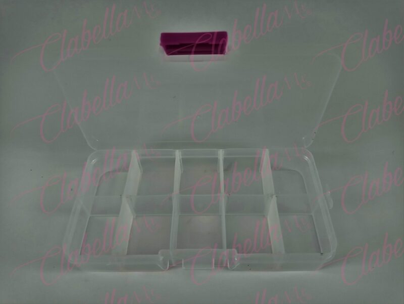 Estuche blando desmontable de 13x7cm  con 10 divisiones de 3x2.5cm por pieza KT(249)-3015 (Chico 13x7cm)