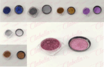 Efecto ESPEJO varios colores para uñas  en frasco de 1/8 por pieza (PB) (CON TAPA NEGRA) ESPECIFICAR: