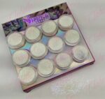 Decoración AZÚCAR AURORA CAMALEÓN para uñas 12 piezas de 1/8 por paquete, surtido (Sin estuche) (Azucar camaleón, NO azucar camaleón con glitter)(Oferta)