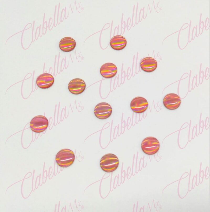 Decoración CIRCULOS 3D para uñas aprox 10 piezas de 1x1cm por paquete (PB) ESPECIFICAR: