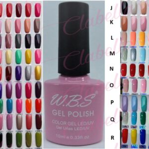 Geles WBS uv/led para uñas 12 piezas de 10ml por gama (PB) ESPECIFICAR :