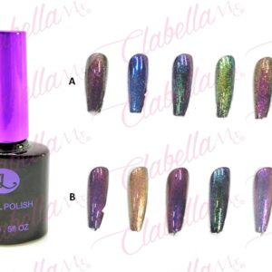 Geles RJ uv / led efecto galaxi camaleón para uñas 6 piezas de 8 ml por gama. 43#-4-270 (PB) ESPECIFICAR: