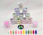 Acrílico Yuan Quan Glow Luminous brilla en la oscuridad gama A  para uñas 12 piezas de 10gr-1/4oz por paquete. AL-34 /Y1-YG1