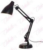 Lámpara Pixar CHICA CON TORNILLO de foco multiusos para escritorio, flexible y con base de tornillo, 40w aprox 57cm de altura, acabados metálicos con cable de luz por pieza sin base (Chica con tornillo)
