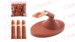 Kit dedo articulador para práctica de uñas surtido, incluye:  base 7x10cm, 3 dedos de 9cm y 100 uñas de repuesto. surtido