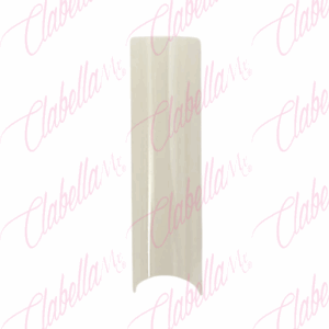 Tips CURVA C EXTRALARGO para uñas aprox tamaño del tip 3.4 a 3.8cm de largo en ESTUCHE BLANDO con 100 piezas.  ESPECIFICAR:
