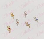 Decoración DIJES DE SERPIENTE 3D CON CRISTALES Y PIEDRA  para uñas aprox de 2.2cm POR PIEZA a granel, surtido (Con cristal grande en la cabeza, No con cristal solo en el cuerpo, Ni sin cristal)