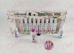 Gel Yuan Quan uv/led gama disco diamond (reflectiva) en forma de delineador para decorar uñas 12 piezas de 13 ml por estuche. A-L93