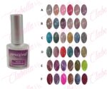 Geles Pinky ivauv/led micro diamond (glitter fino) para uñas 6 piezas de 10ml por gama SZ-LQ72 ESPECIFICAR: