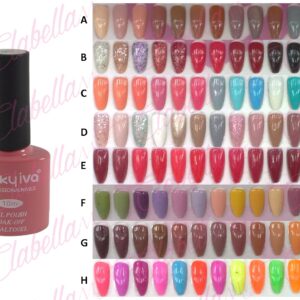 Geles Pinky iva uv/led  para uñas  12 piezas de 10ml por gama SZ-L1 ESPECIFICAR: