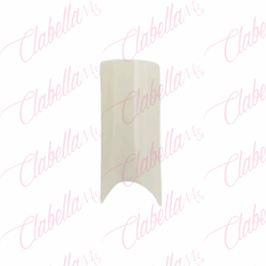 Tips CURVA C para uñas aprox tamaño del tip 1.6 a 2.2cm de largo en estuche rígido con 500 piezas. (Puede venir en sobre) ESPECIFICAR