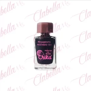 Pegamento  - adhesivo ERIKA Negro para pestañas 1x1, aprox 12ml por pieza