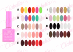 Geles JR  uv/led  para uñas 6 piezas de 10ml por gama,8A-121 ESPECIFICAR: