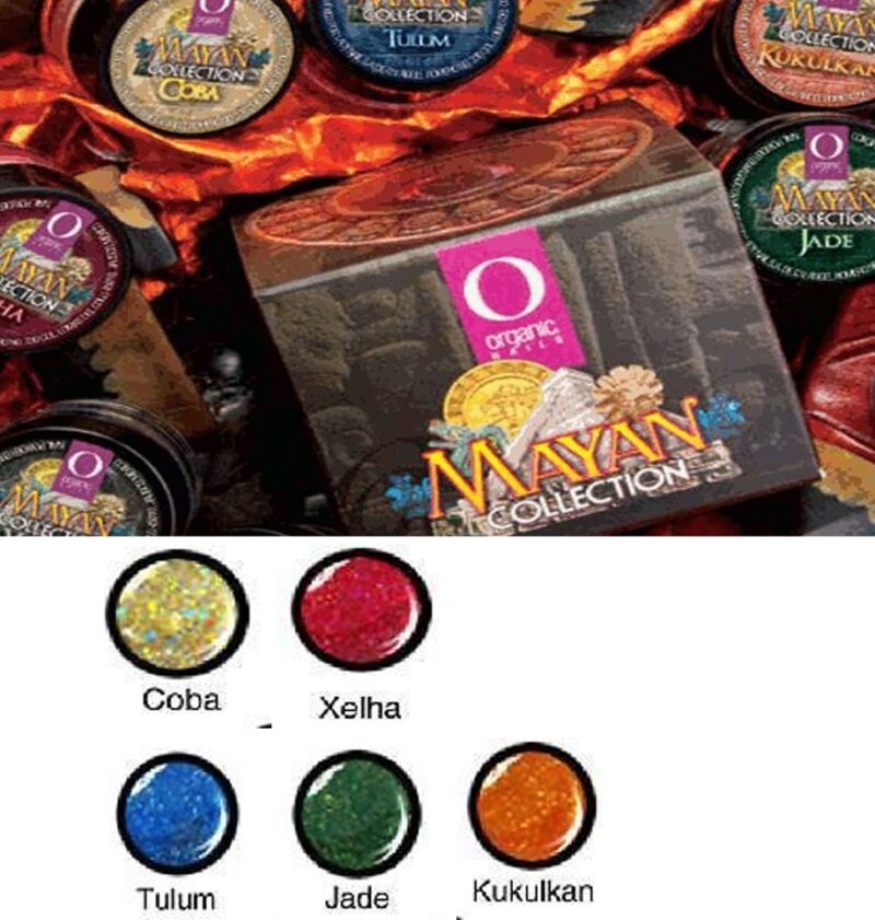Acrilico Organic Nails Colección Mayan Xelha para uñas 28gr por pieza (PB)