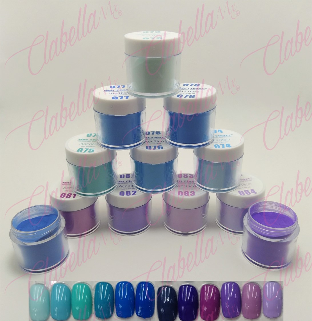 Acrílico Miss Cherry para uñas 12 piezas de 10gr-1/4oz por paquete 101MC28-23G