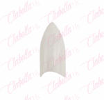 Tips STILETTO CORTO para uñas, tip 1.7 a 2.2 cm de largo, estuche rígido, 500 piezas ESPECIFICAR