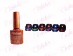 Geles Kalanzi uv/led Ojo de Gato Serie Misterio Cosmico para uñas 6 piezas de 10ml por gama KLZ-Q090
