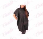Cubridor - Capa negro de plástico largo para estilistas por pieza CUP