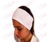 Balerina blanca para sujetar cabello al aplicar maquillaje por pieza VAM